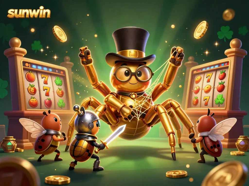 Engage in exhilarating gameplay at sunwin with vibrant 3D casino visuals and dynamic slot symbols.